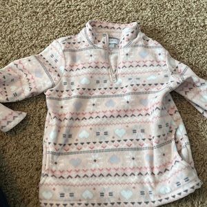 Fleece sweat shirt multi color